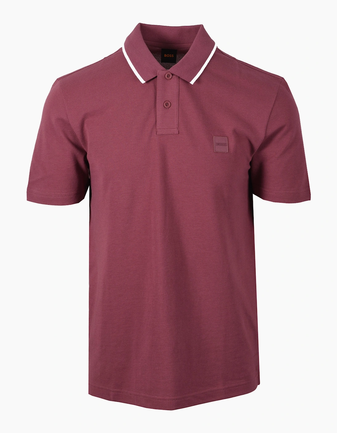 BOSS ORANGE PASSERFORD POLO SHIRT MEDIUM RED, 4 of 3