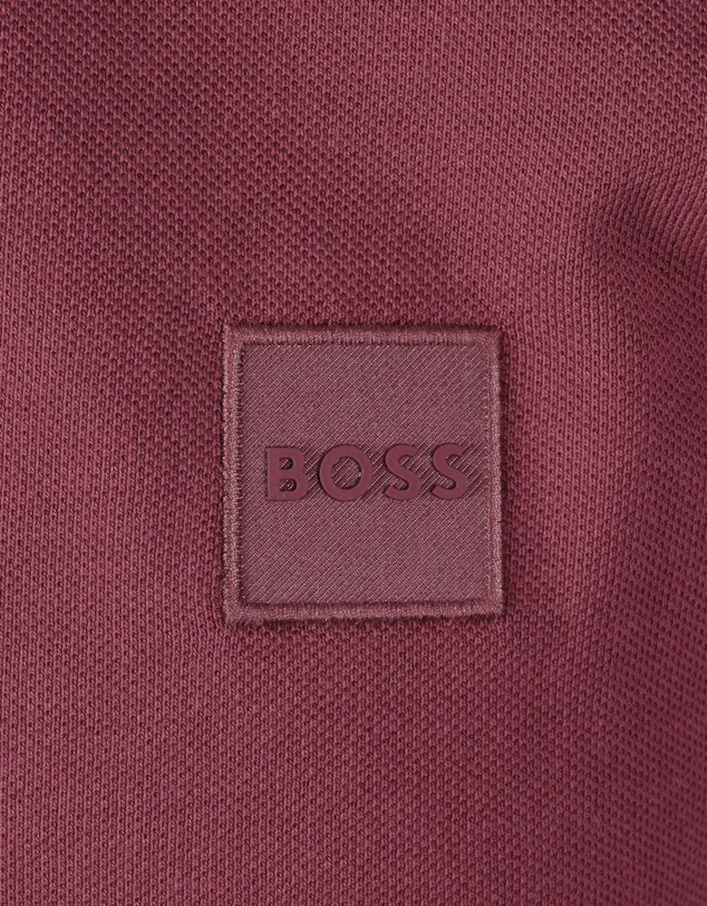 BOSS ORANGE PASSERFORD POLO SHIRT MEDIUM RED