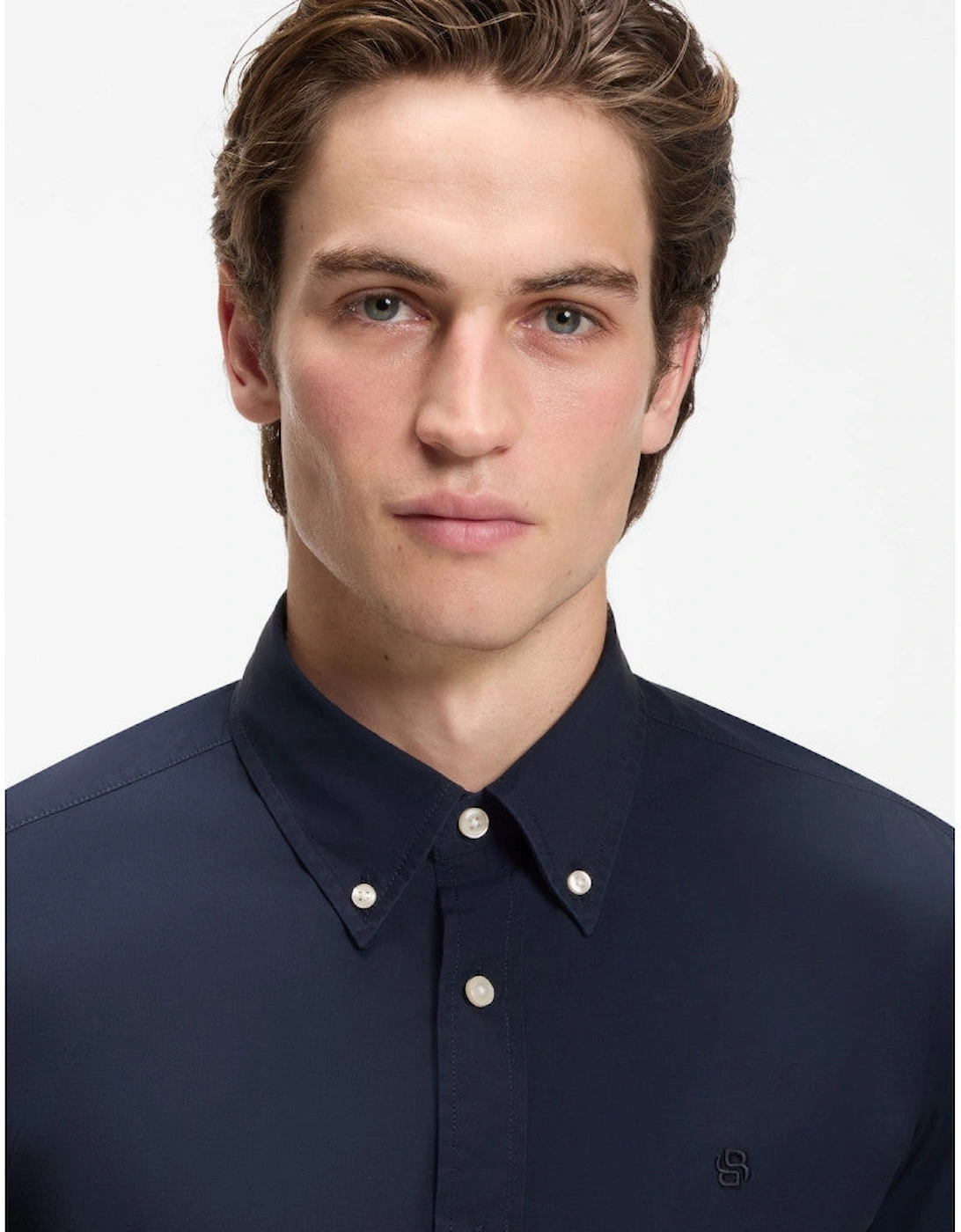 BOSS Black H ROAN BD E C1 263 Shirt 404 Dk Blue