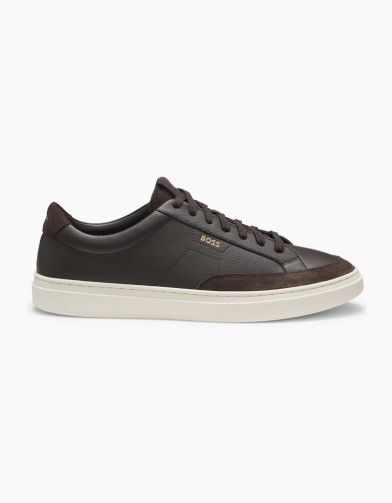 BOSS Black Kieran Tenn sdtbal Trainers 201 Dark Brown