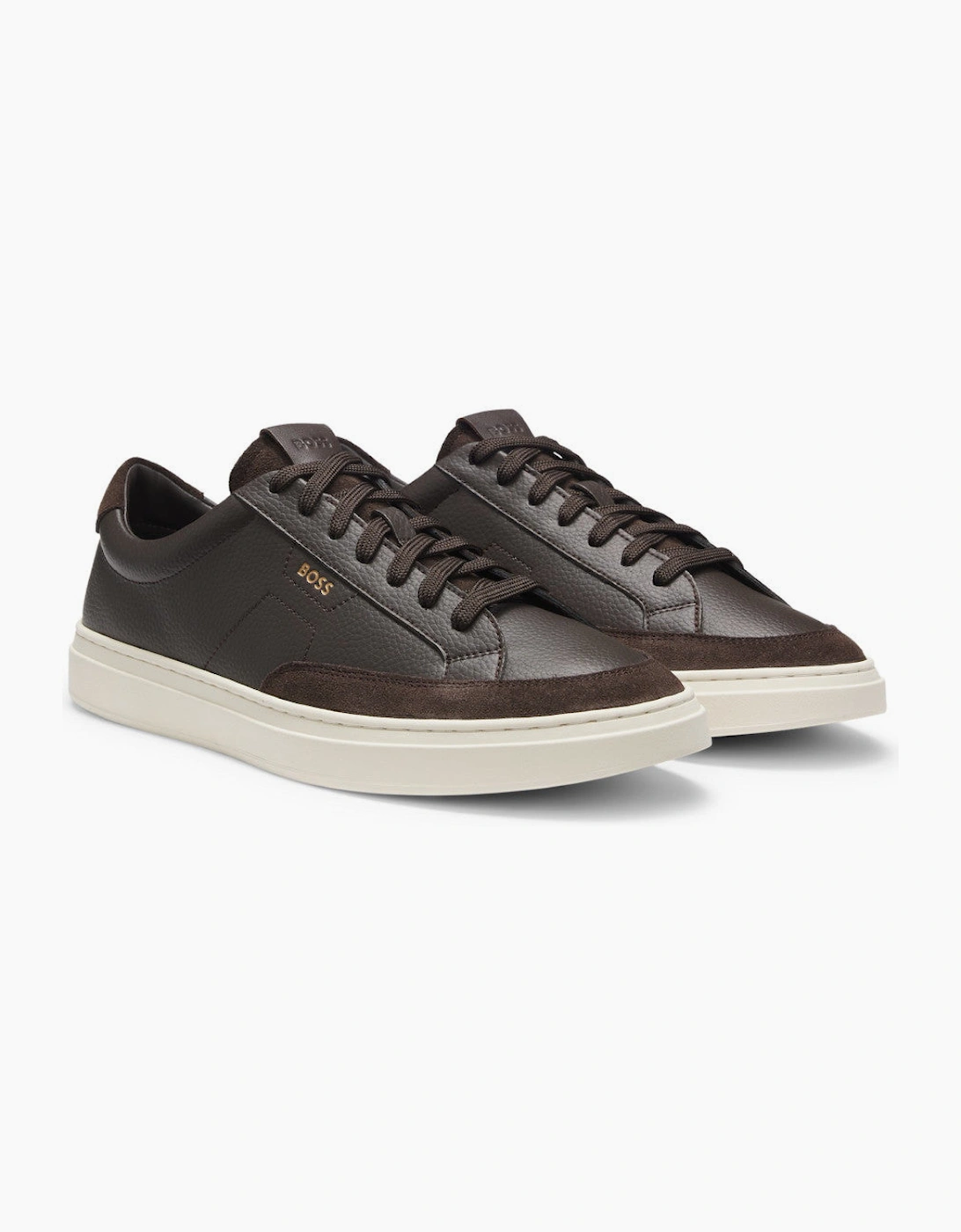 BOSS Black Kieran Tenn sdtbal Trainers 201 Dark Brown