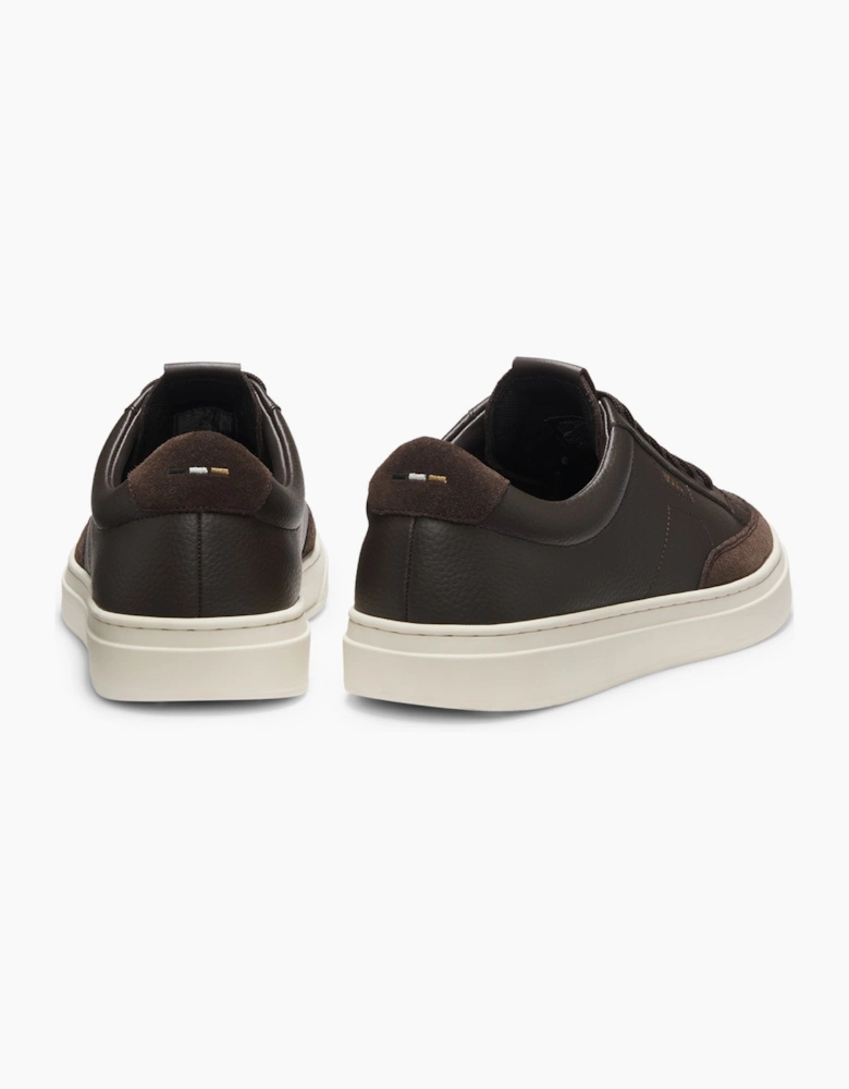 BOSS Black Kieran Tenn sdtbal Trainers 201 Dark Brown