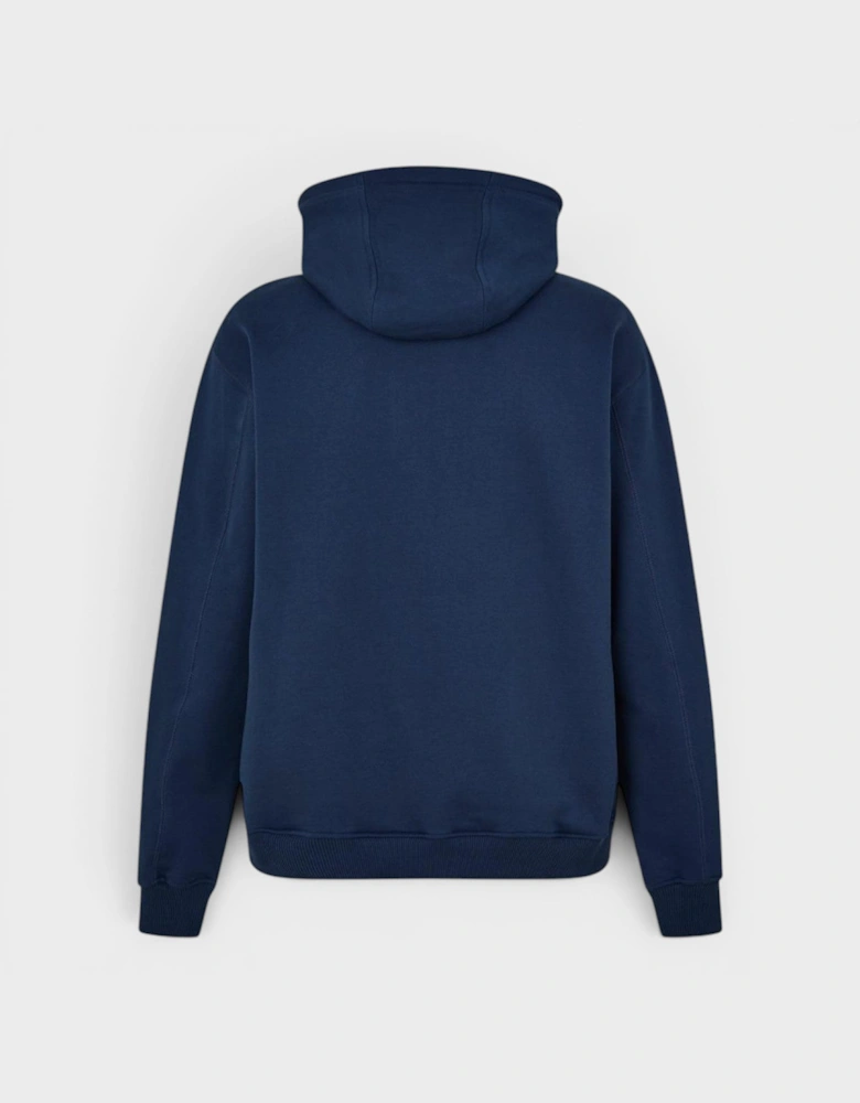 L'Arch De Tennis Printed Hoodie Navy