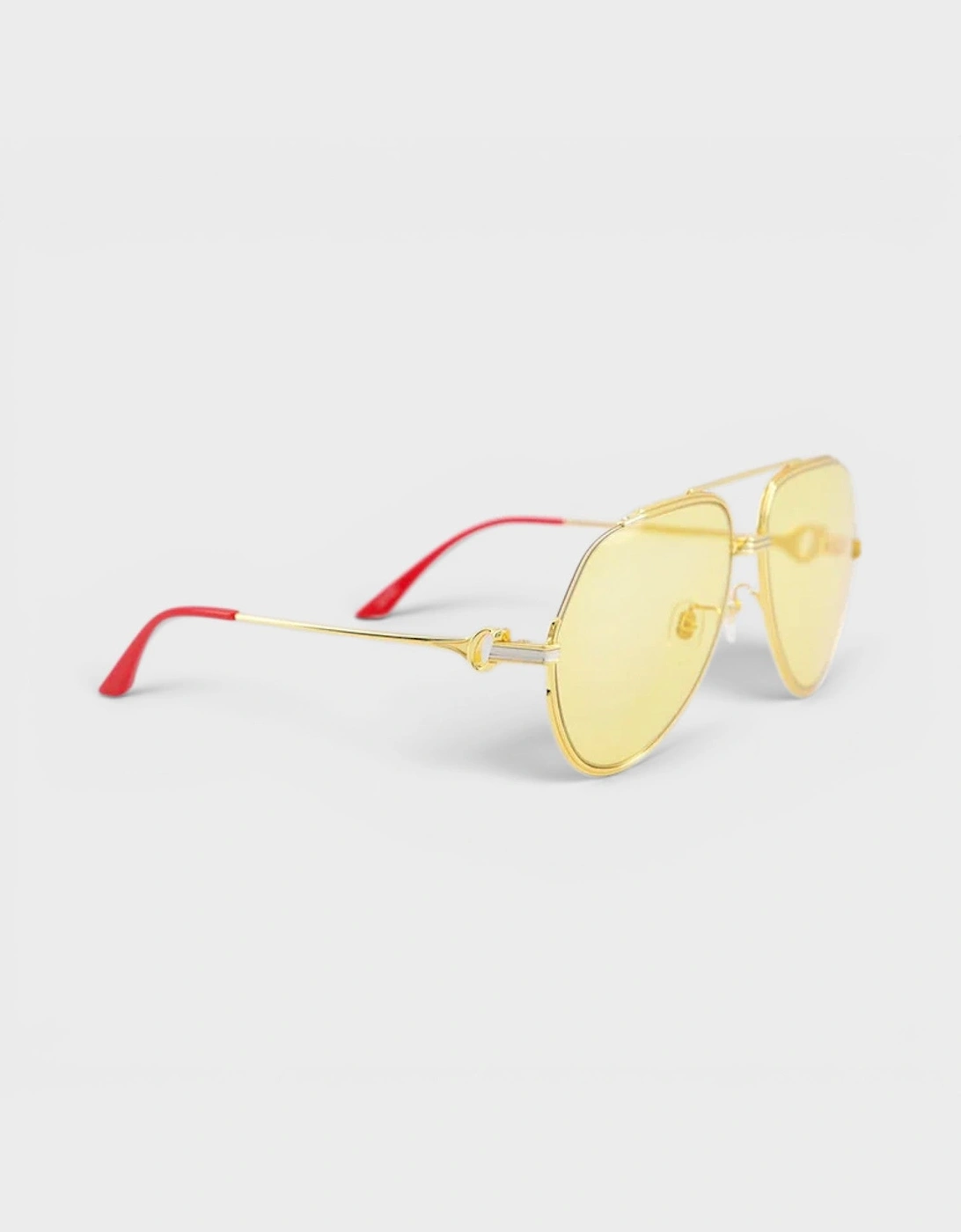 Stainless Steel Aviator Gold Silver Red Canary