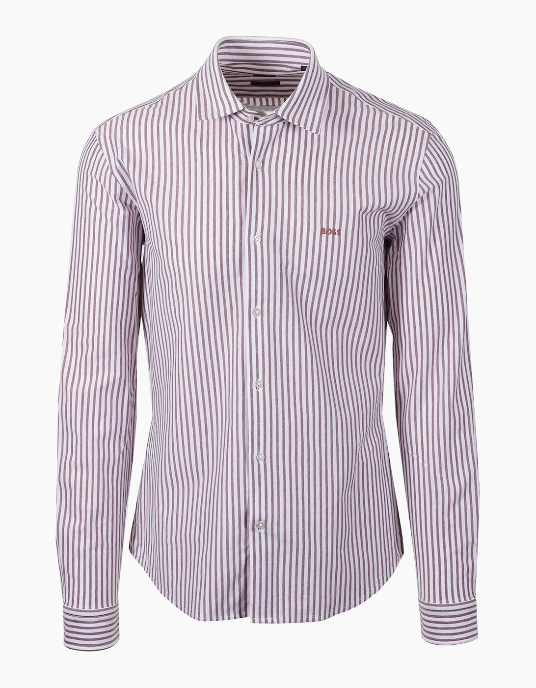 BOSS ORANGE MYSOFT STRIPE SHIRT MEDIUM RED, 4 of 3