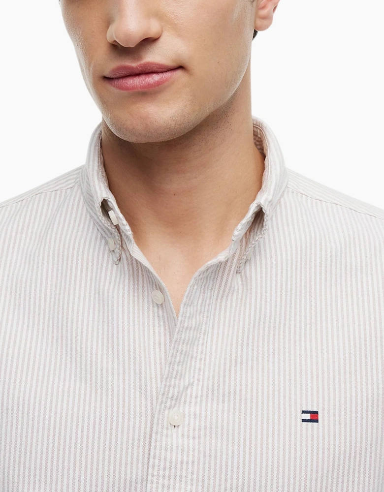 Tommy Hilfiger Mens Oxford Shirts Long Sleeve Cotton
