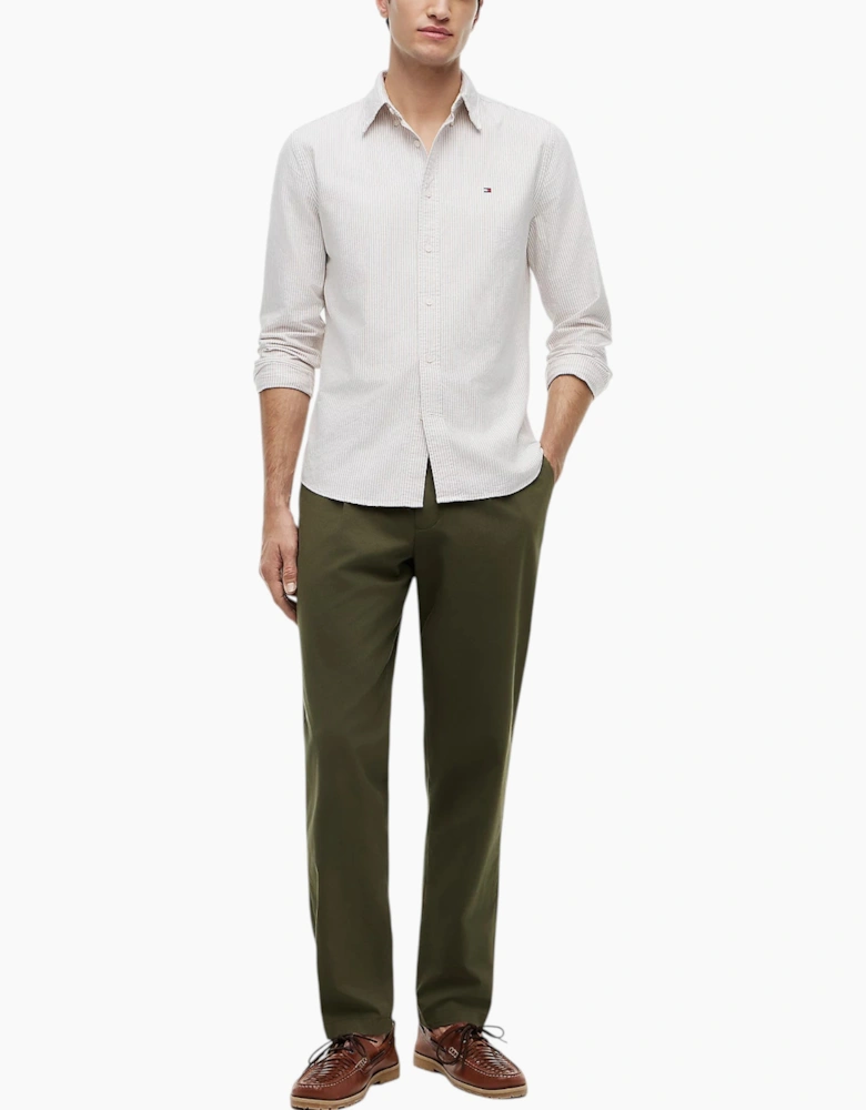 Tommy Hilfiger Mens Oxford Shirts Long Sleeve Cotton