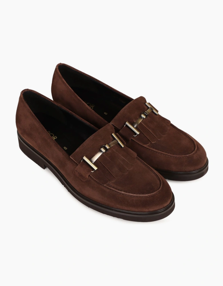 Leader Womens Fringe Loafers