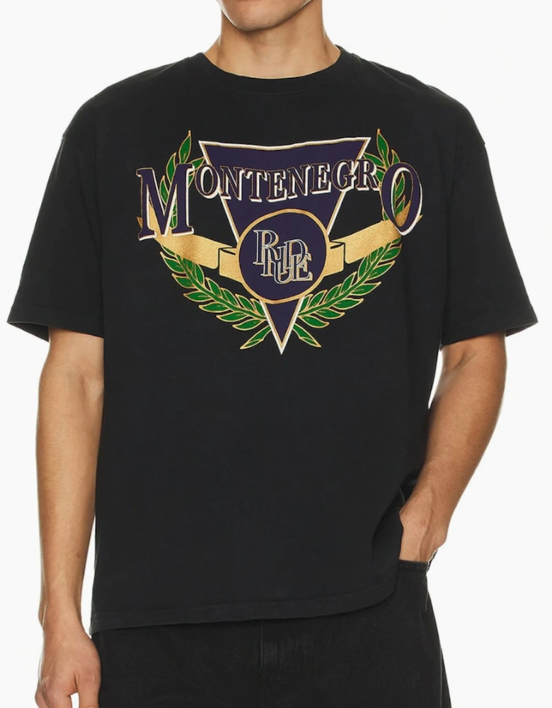 Rhude Montenegro Regatta T-Shirt Black