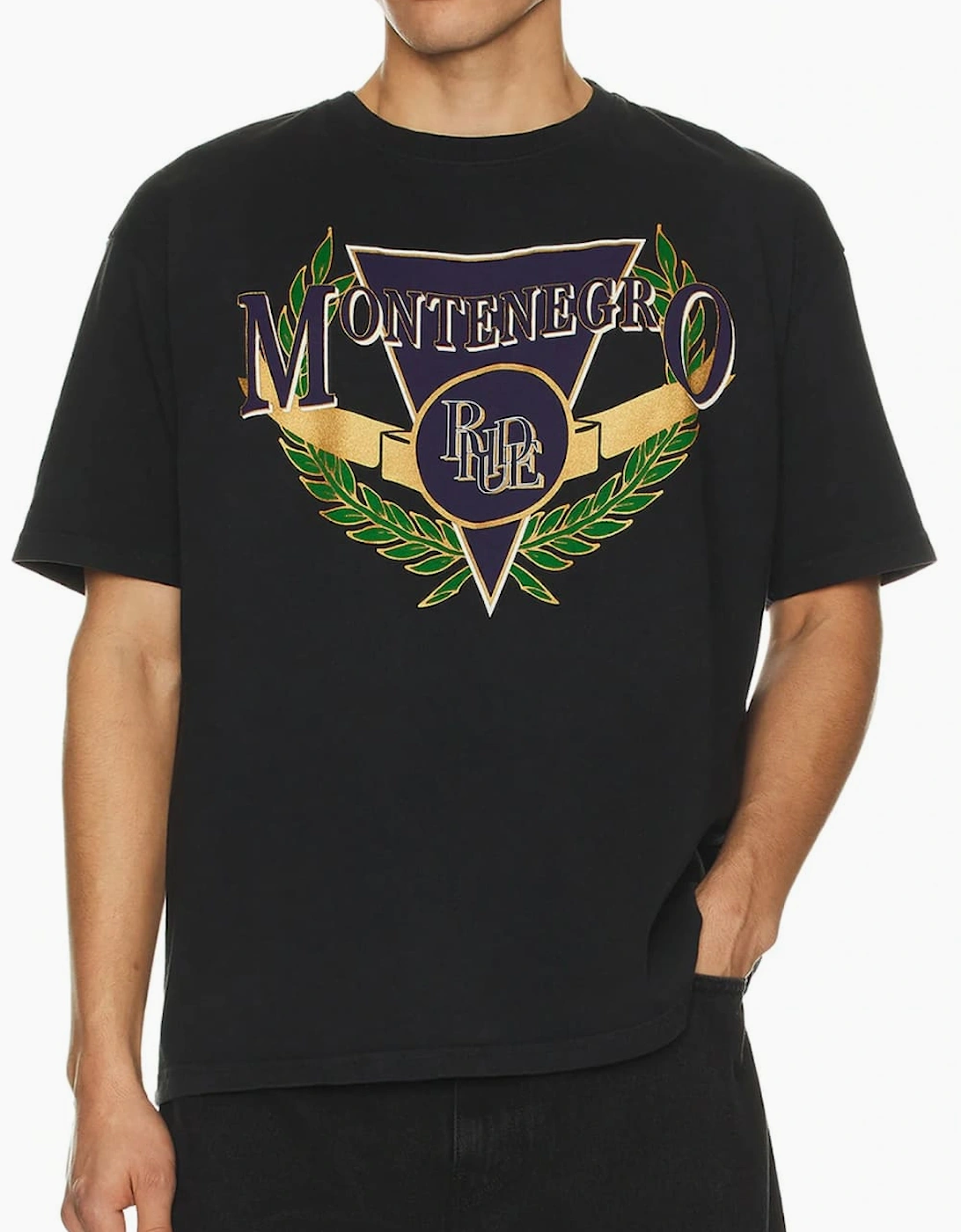 Rhude Montenegro Regatta T-Shirt Black