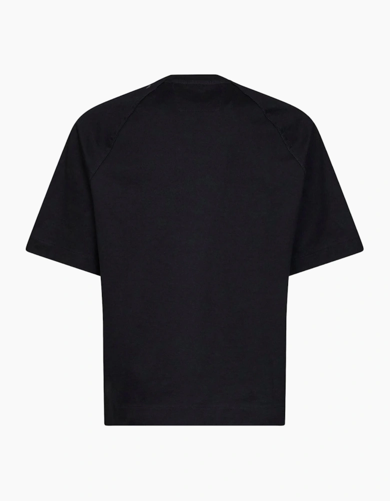 30/2 Heavy Cotton Lens T shirt Black
