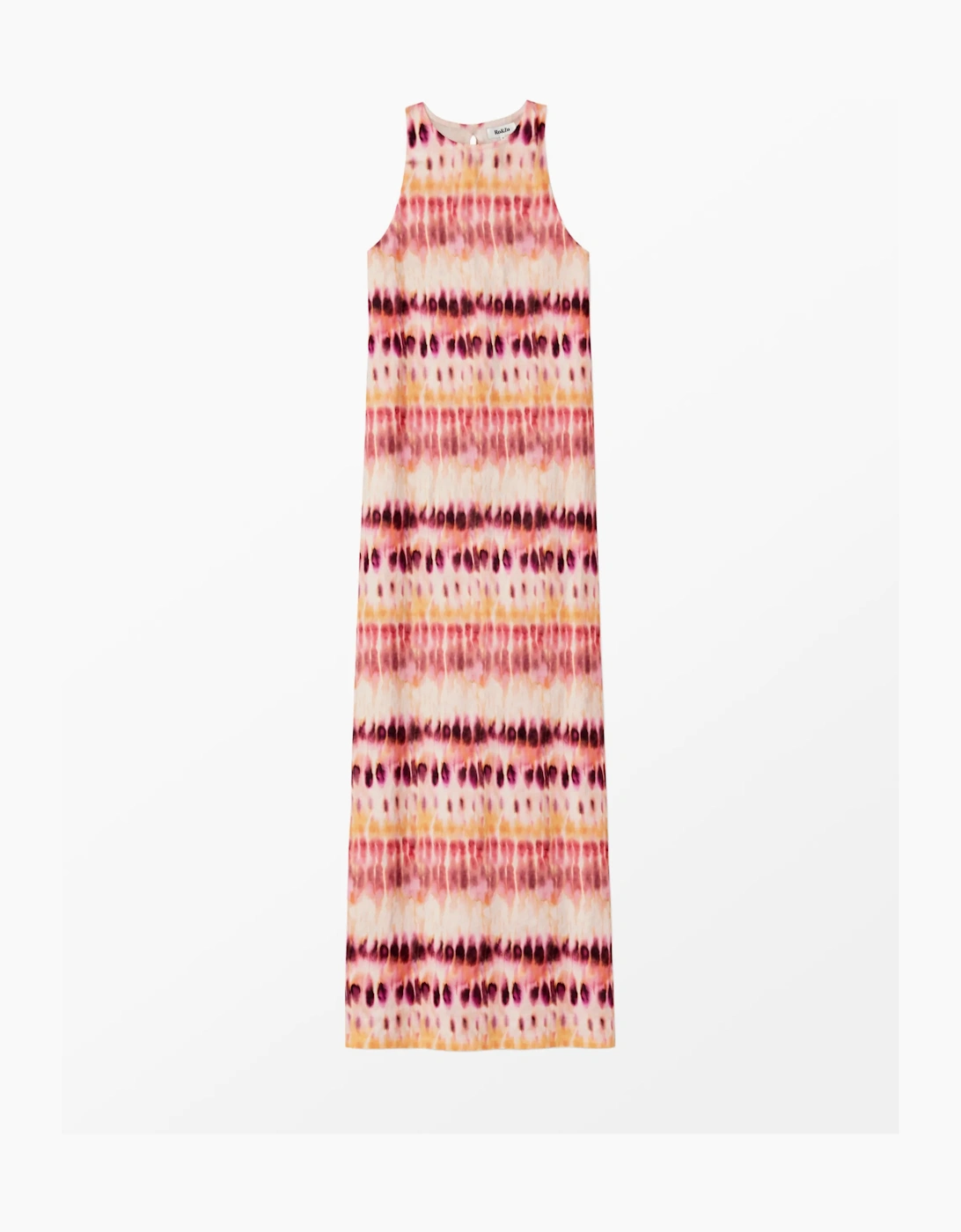RO&ZO RO&ZO Women's Pink Tie Dye Print Dress