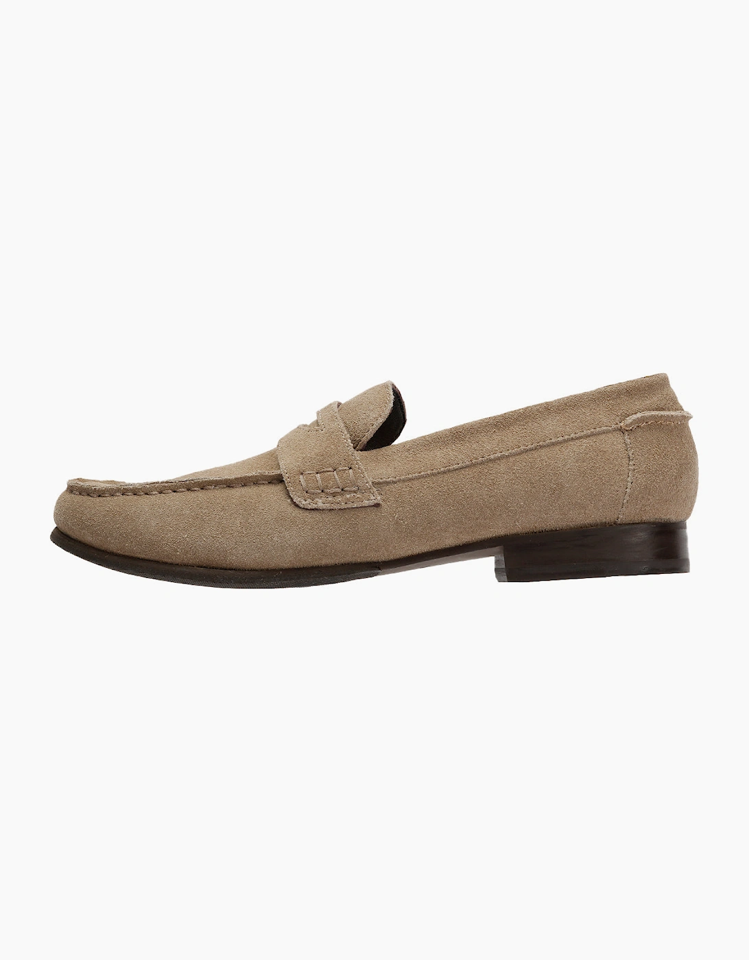 ARGYLE MENS TAUPE SUEDE  LOAFER