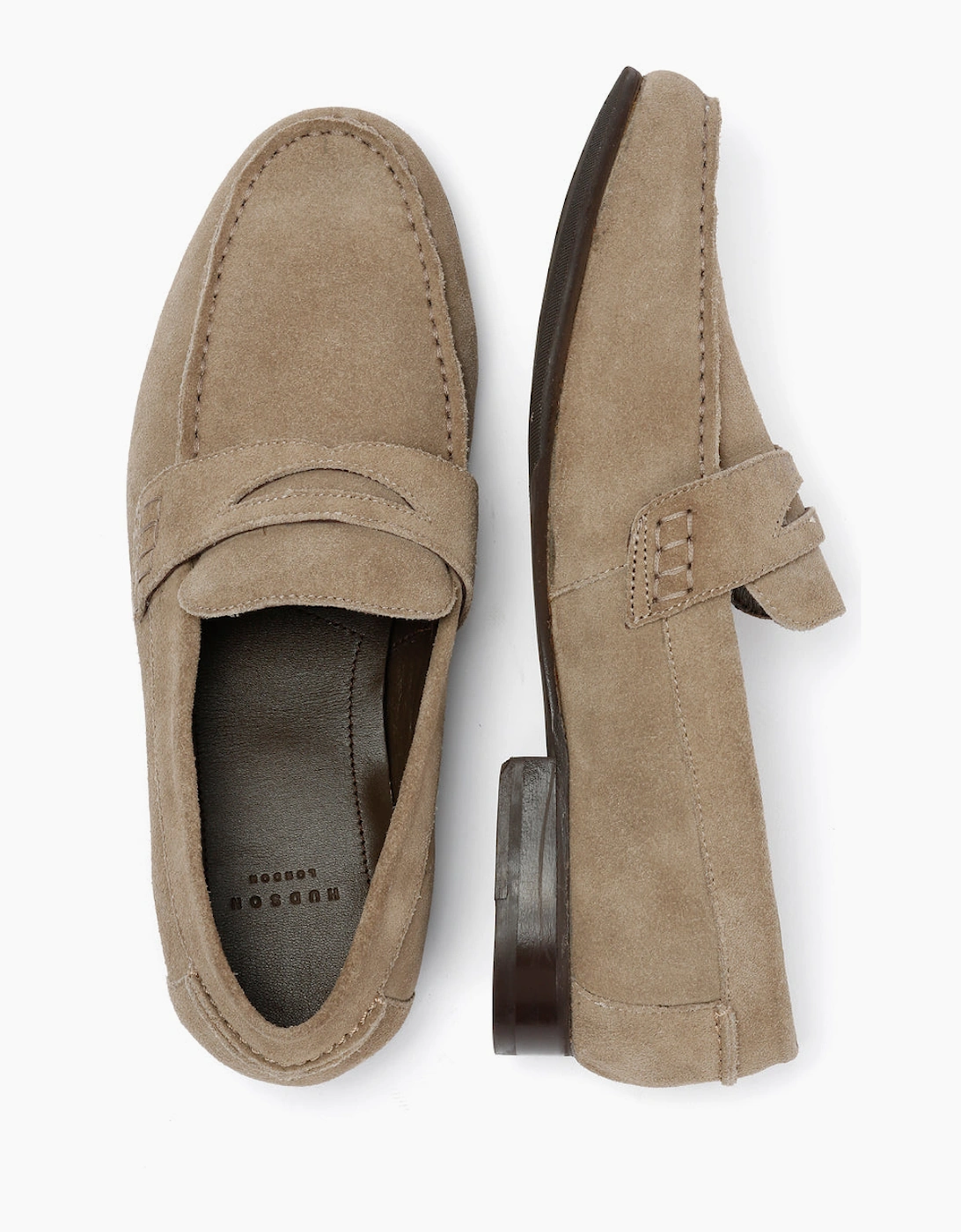 ARGYLE MENS TAUPE SUEDE  LOAFER
