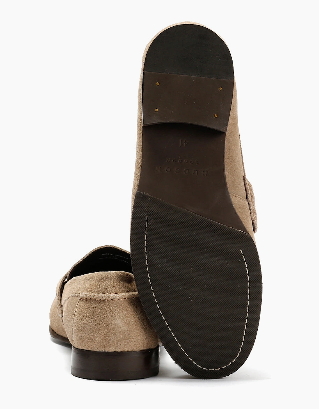 ARGYLE MENS TAUPE SUEDE  LOAFER