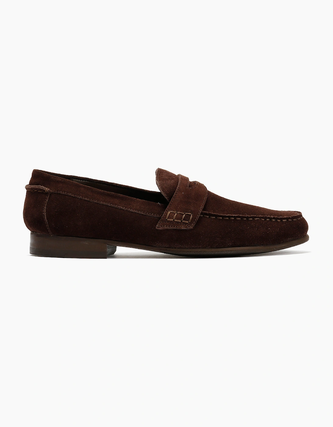 ARGYLE MENS BROWN SUEDE  LOAFER