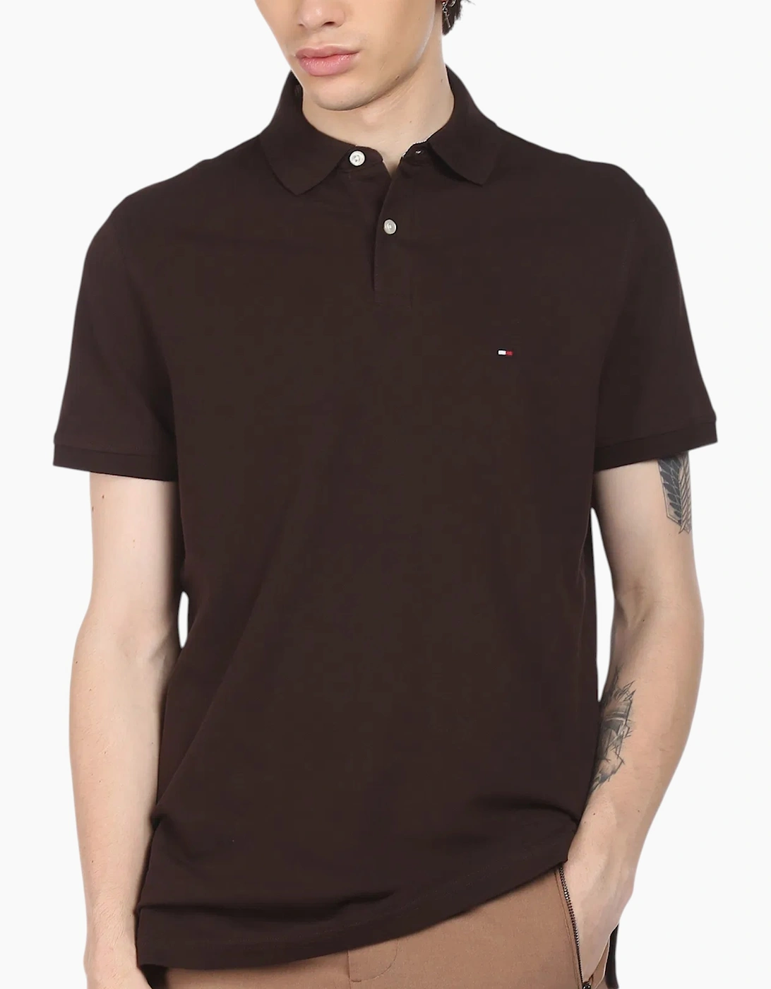 Tommy Hilfiger Mens Polo Shirts Golf Top, 6 of 5