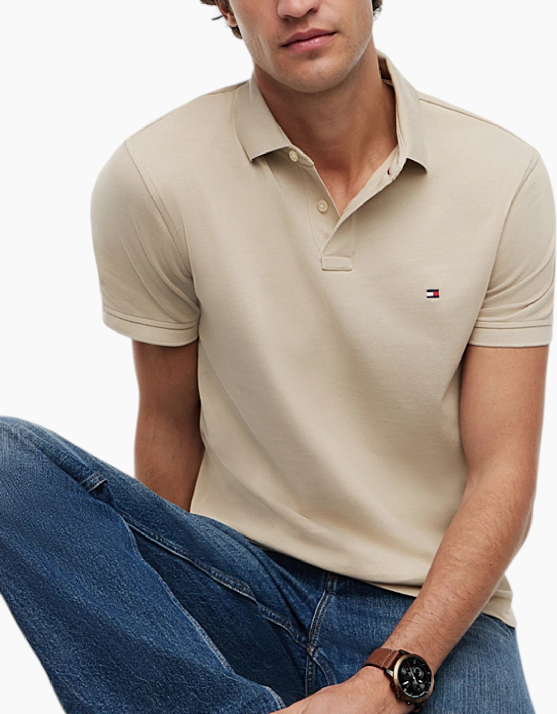 Tommy Hilfiger Mens Polo Shirts Golf Top
