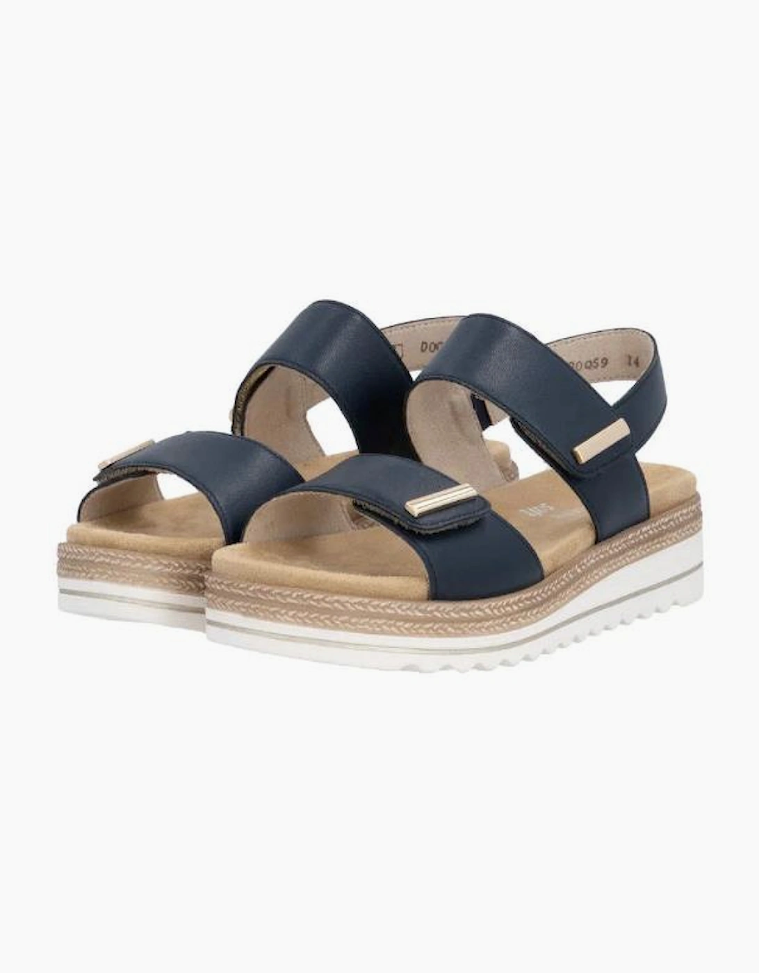 Remonte ladies sandals D0Q59-14 in Navy