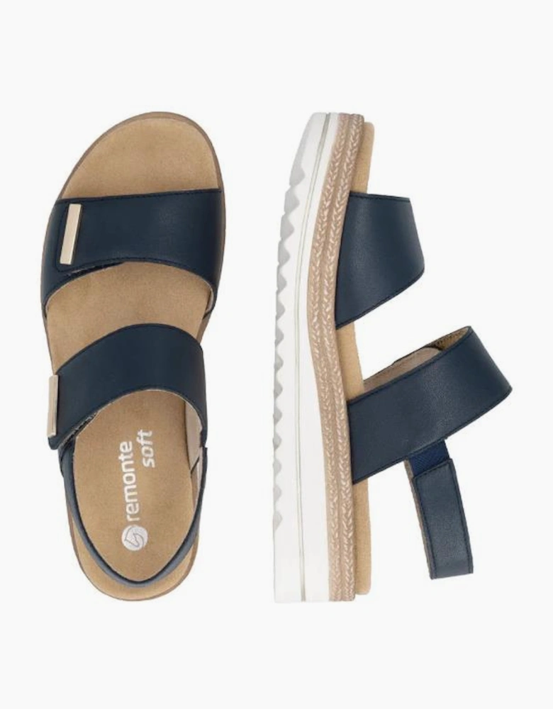 Remonte ladies sandals D0Q59-14 in Navy