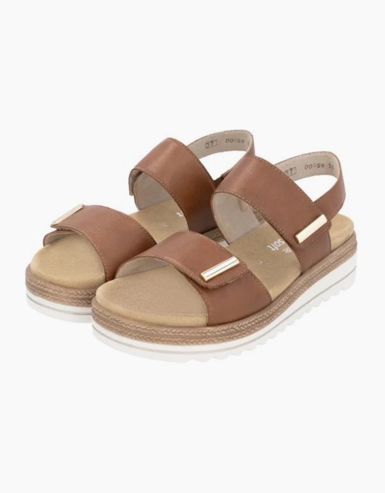 Remonte ladies sandals D0Q59-24 in Brown