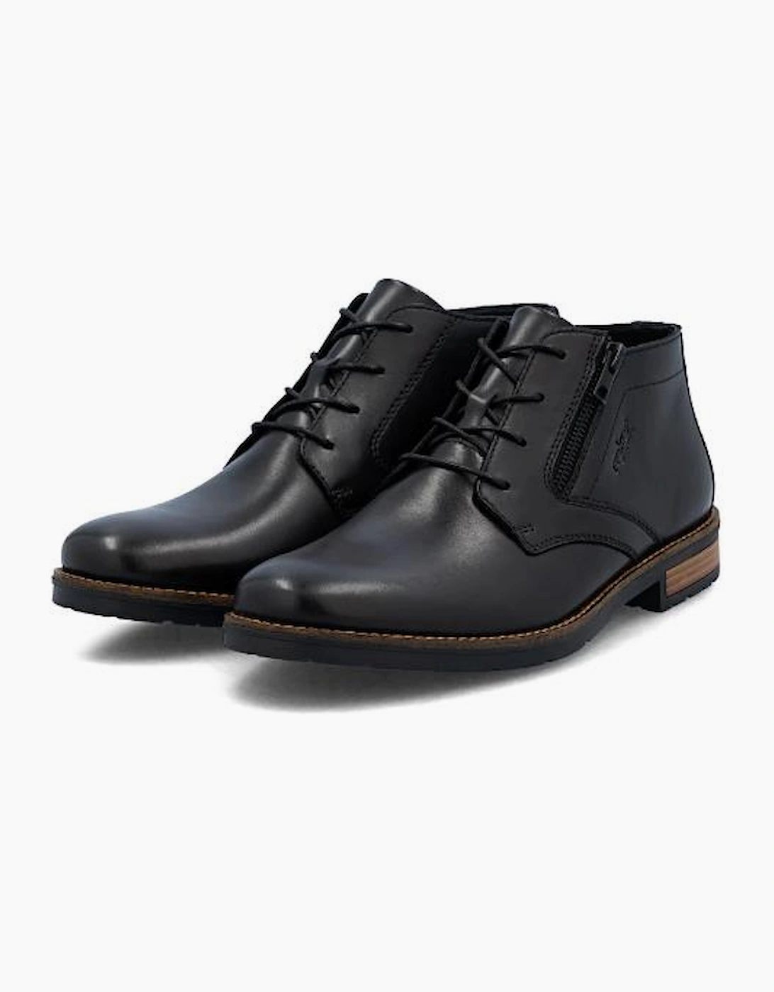 Rieker Mens Boot 14609-00 in Black, 2 of 1