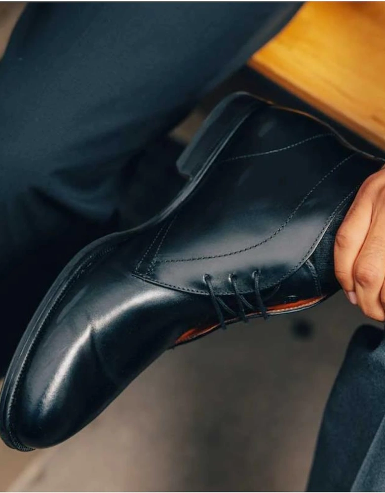 Base London Wallis Mens Chukka Boot in black