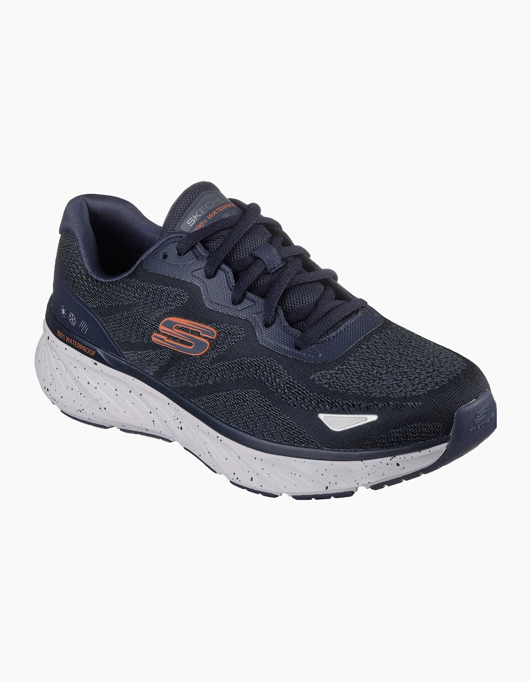 Skechers Mens Waterproof Relaxed Fit: Edgeride - Konzo 232842 navy orange, 2 of 1