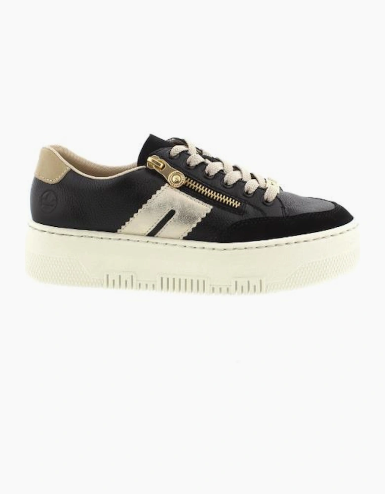 Rieker ladies sneakers M1912-00 in Black