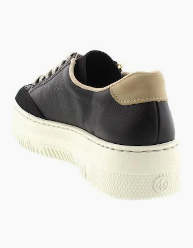 Rieker ladies sneakers M1912-00 in Black
