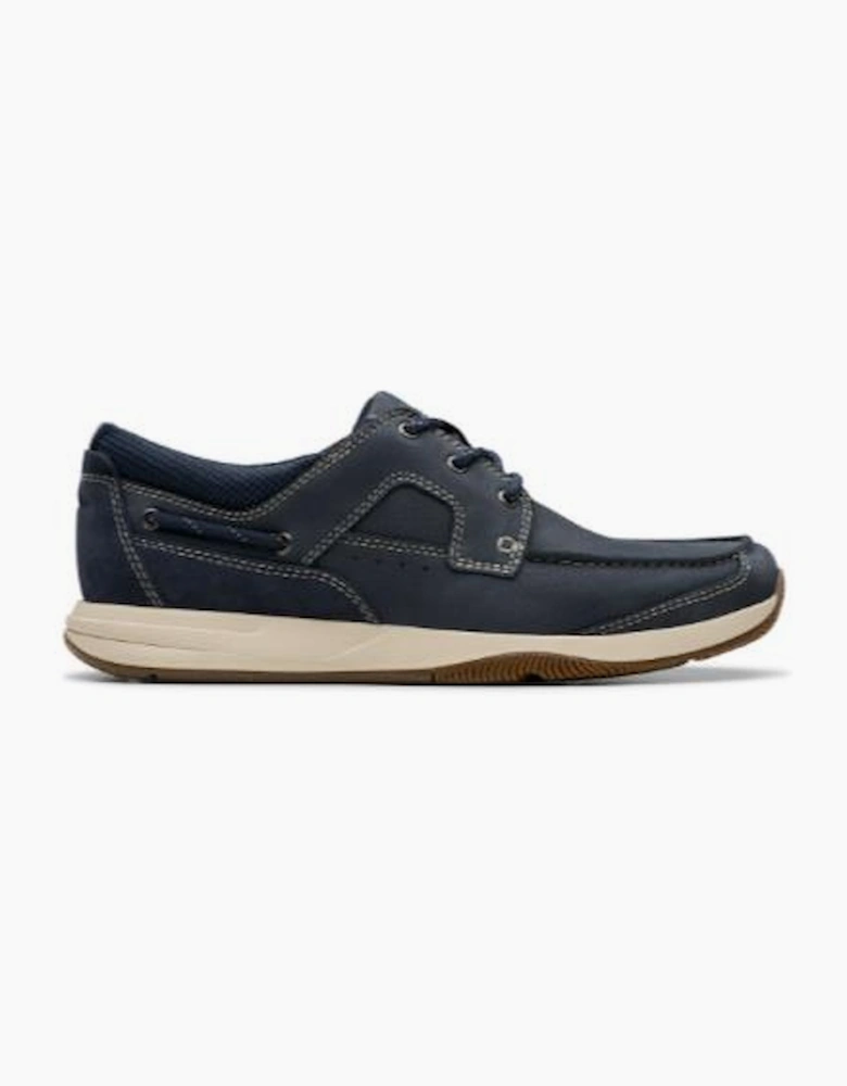 Clarks Sailview Lace in Navy nubuck