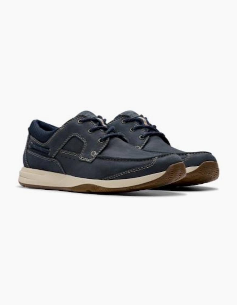 Clarks Sailview Lace in Navy nubuck