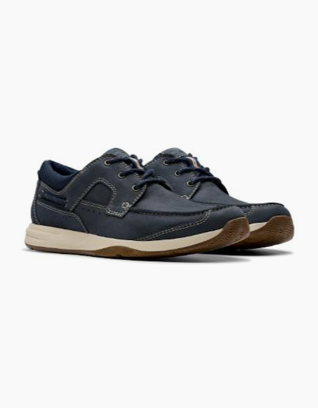 Clarks Sailview Lace in Navy nubuck