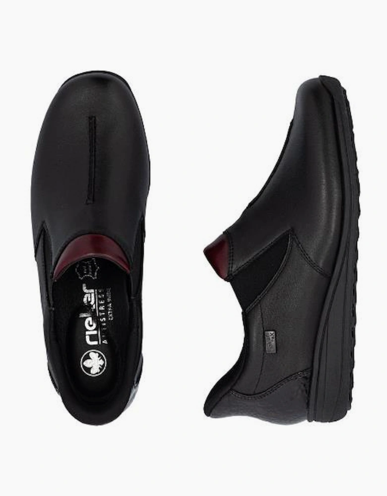 Rieker Ladies Shoes 47253-00 in Black