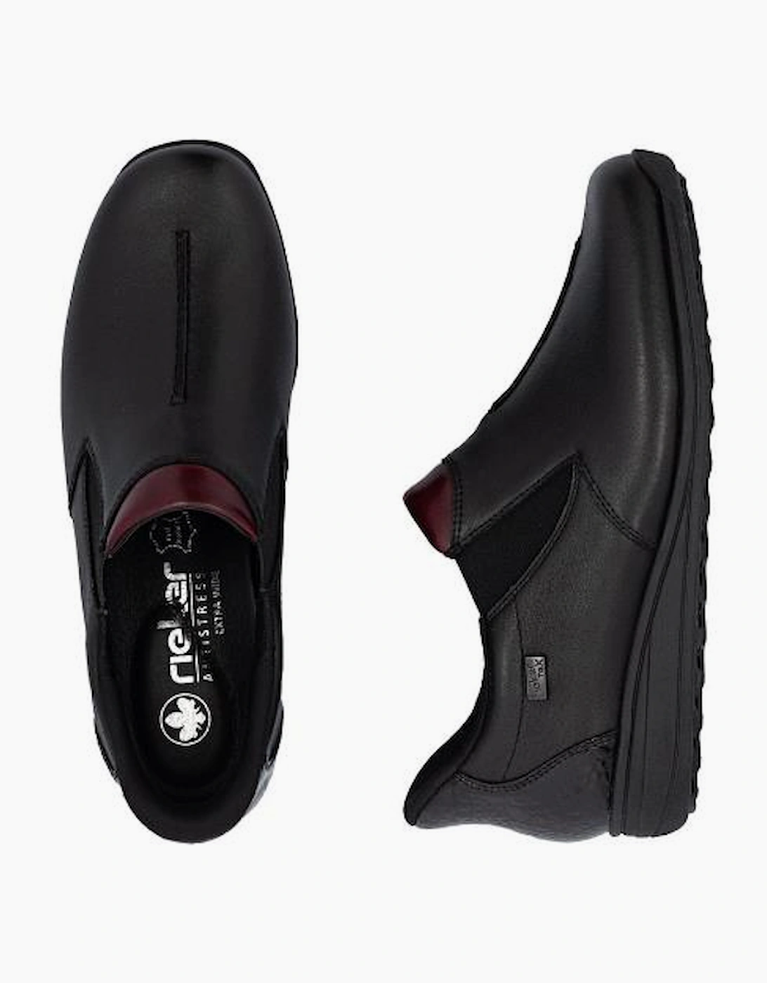 Rieker Ladies Shoes 47253-00 in Black