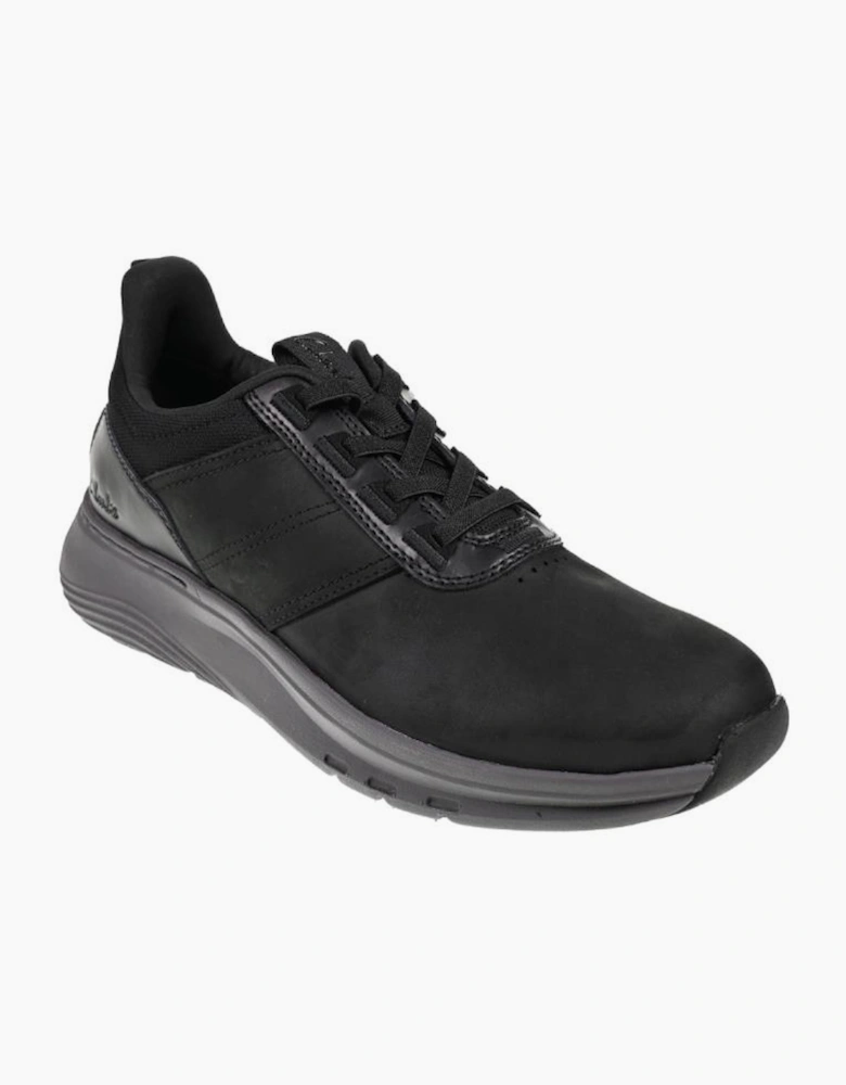 Clarks Motion Trek LX in Black leather