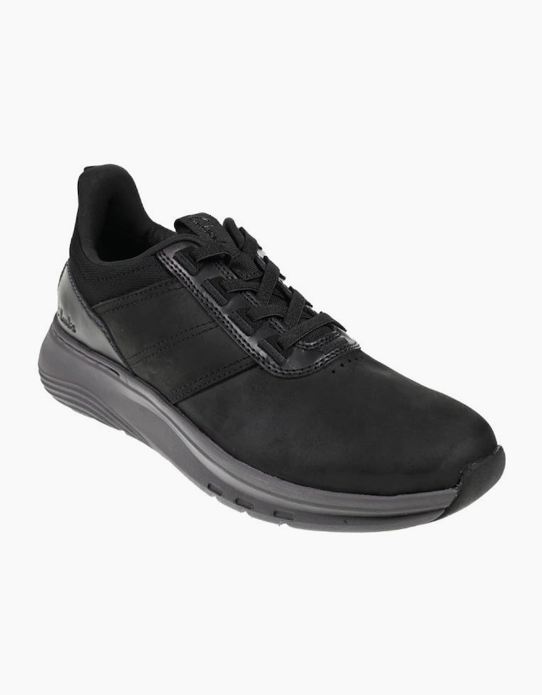 Clarks Motion Trek LX in Black leather