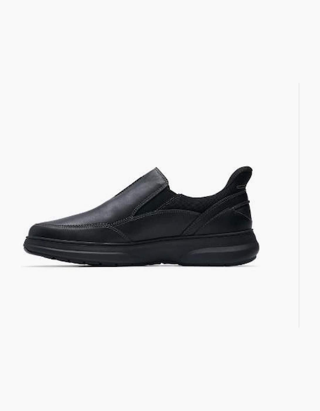Clarks Mullan Step in Black leather