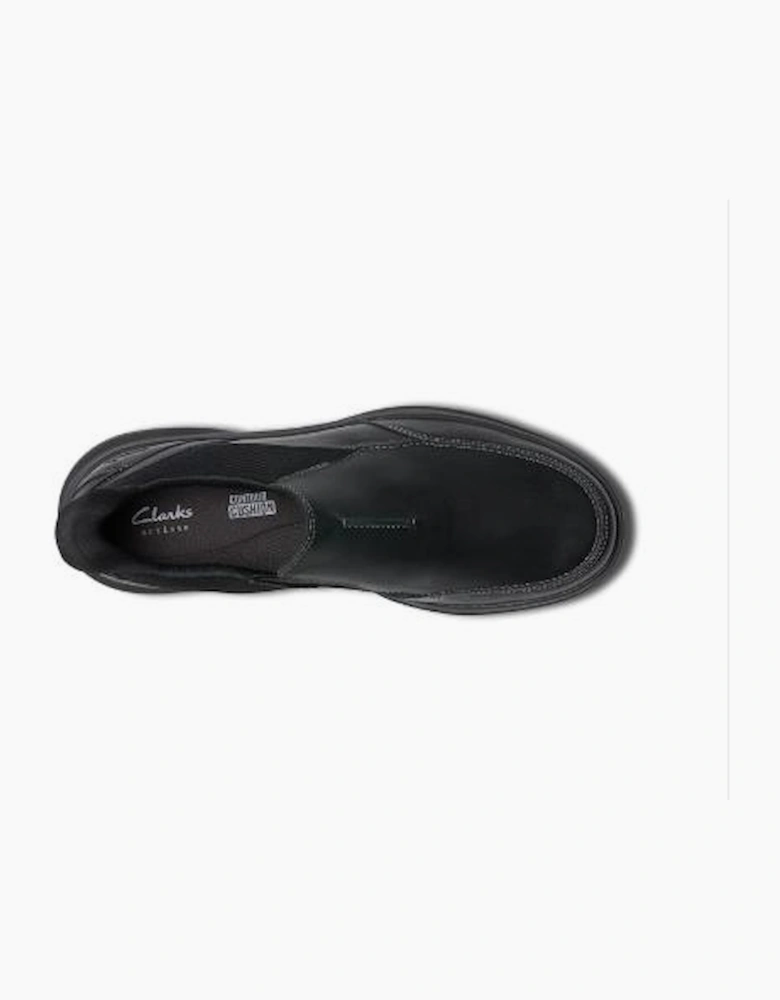 Clarks Mullan Step in Black leather
