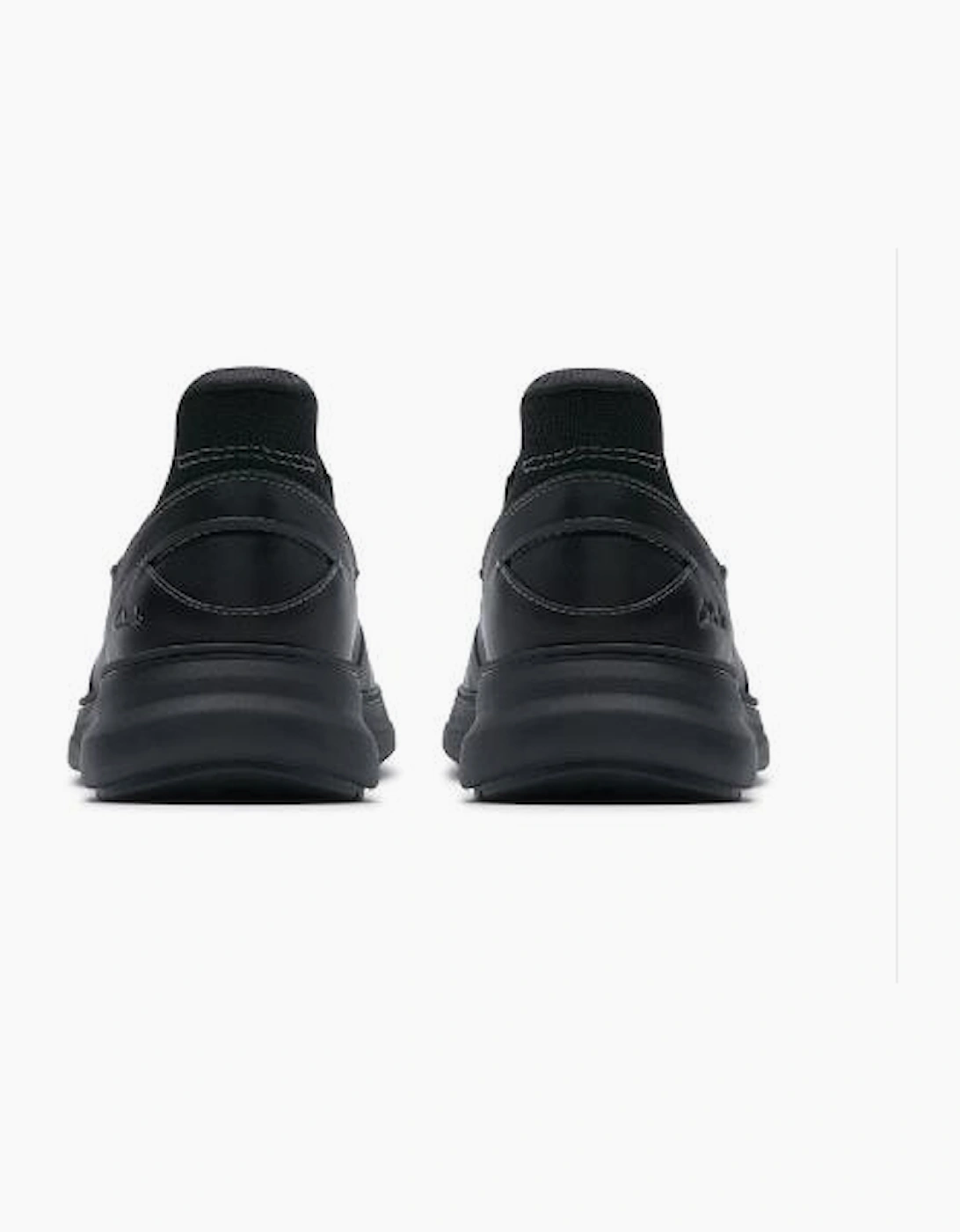 Clarks Mullan Step in Black leather