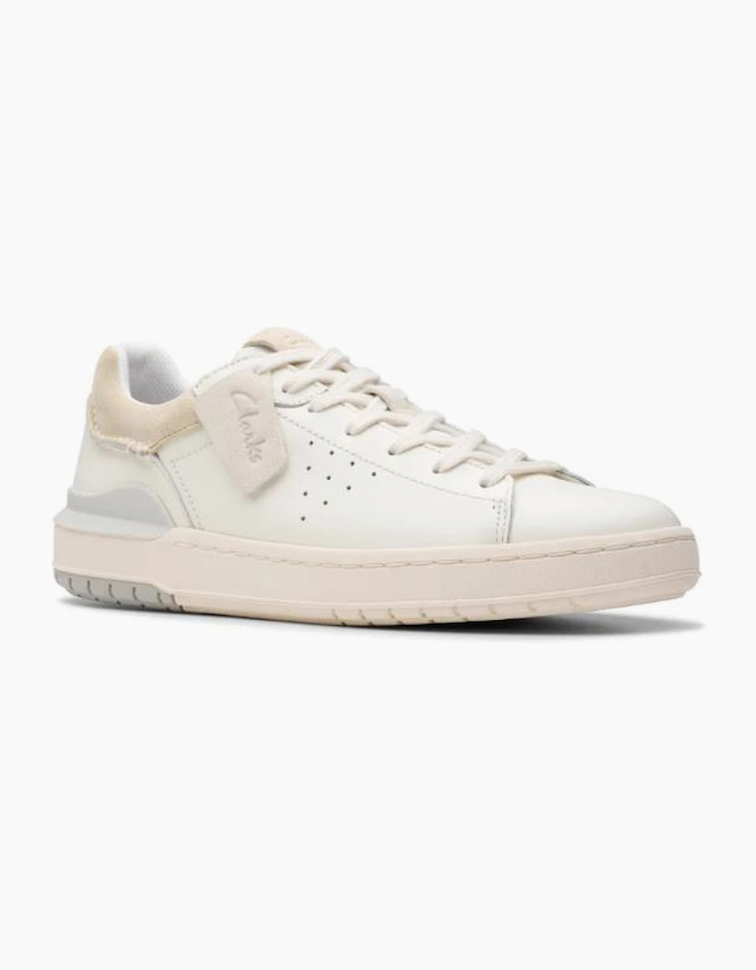 Clarks Courtlite2 Run in White leather