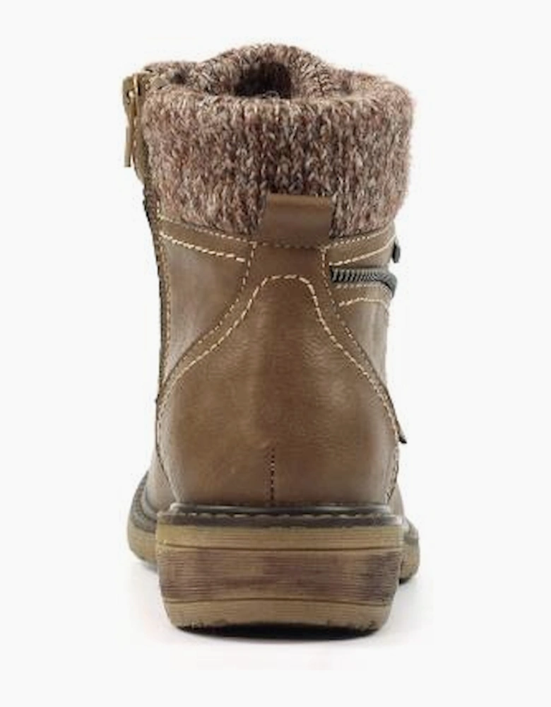 Lunar Benson III Taupe Waterproof Ankle Boot GLB090