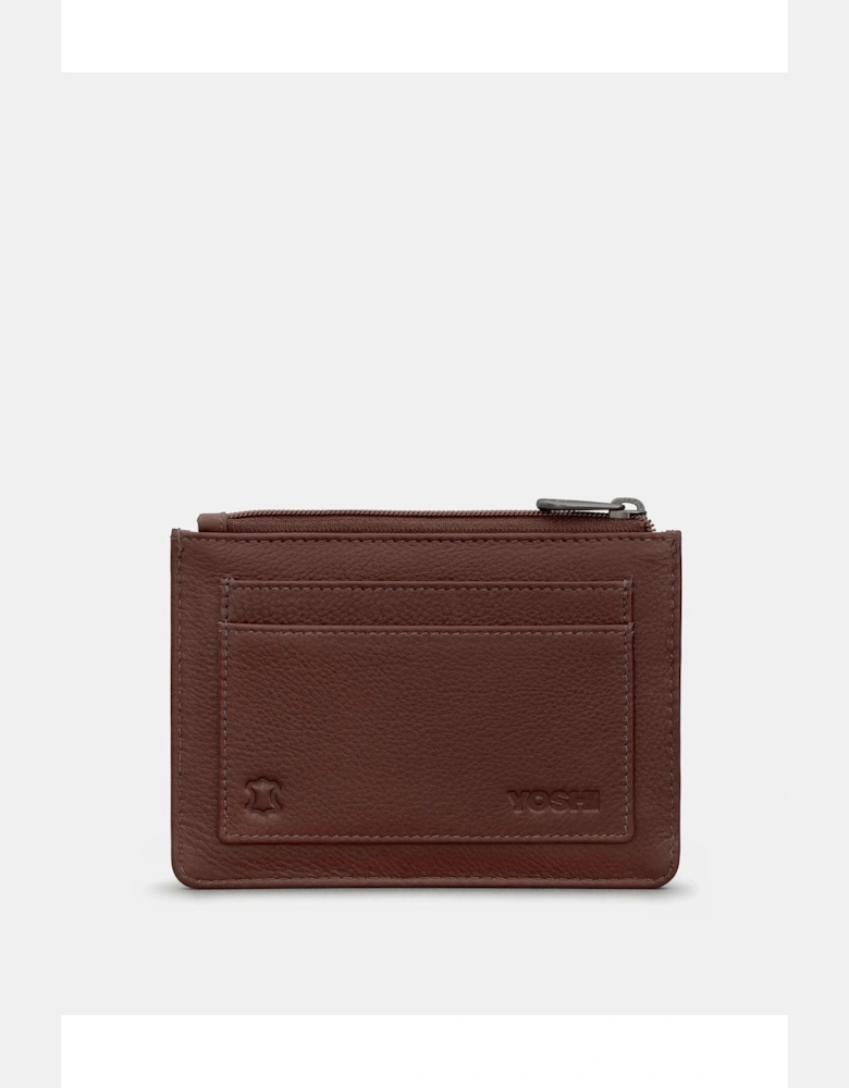Yoshi Curiosity Bookshop Zip Top Purse Y1321 Brown