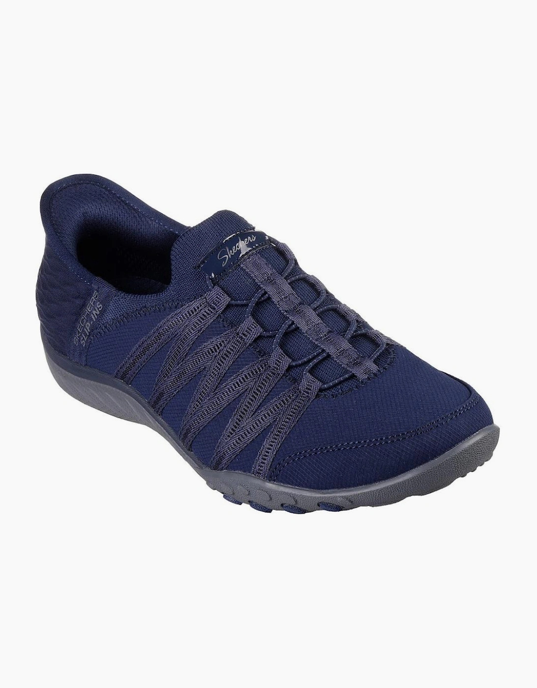 Skechers Slip-ins Relaxed Fit: Breathe-Easy - Roll-With-Me 100593 Navy