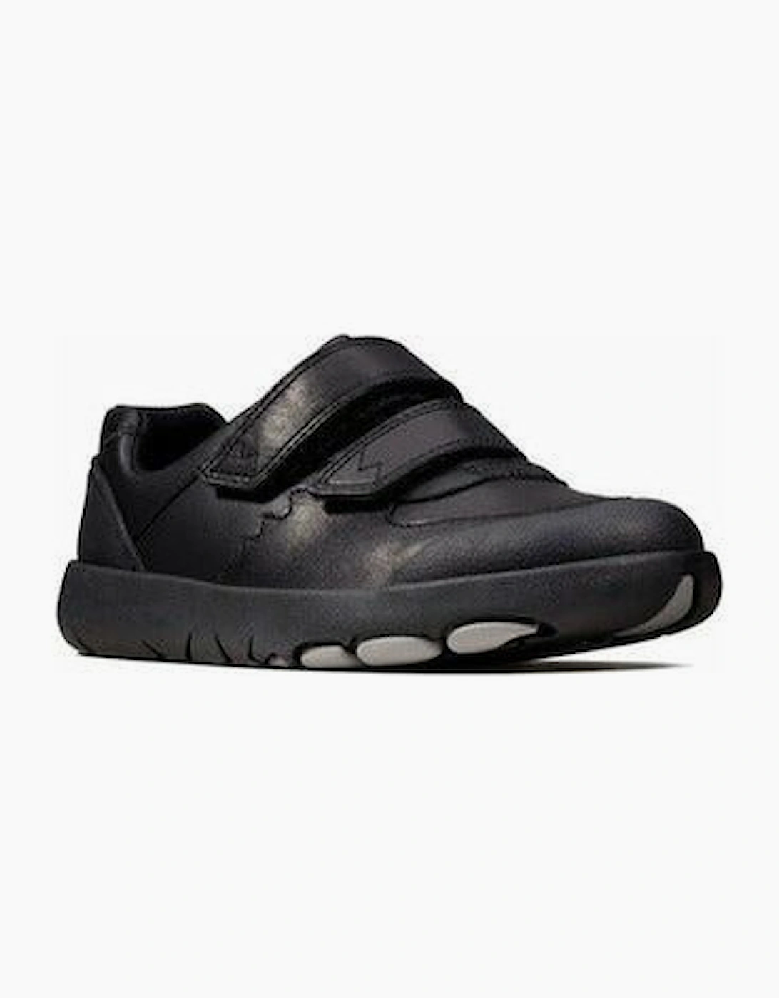Clarks Rex Pace Kid Black Leather, 3 of 2