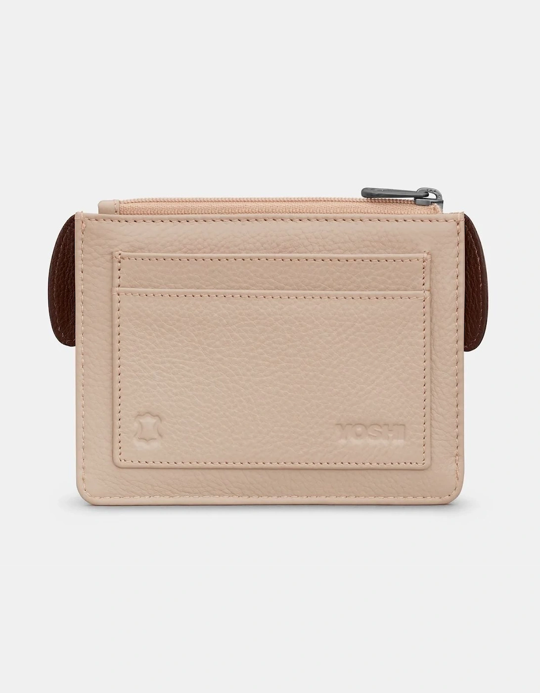 Yoshi Percy the Pug Zip Top Leather Purse Y1321
