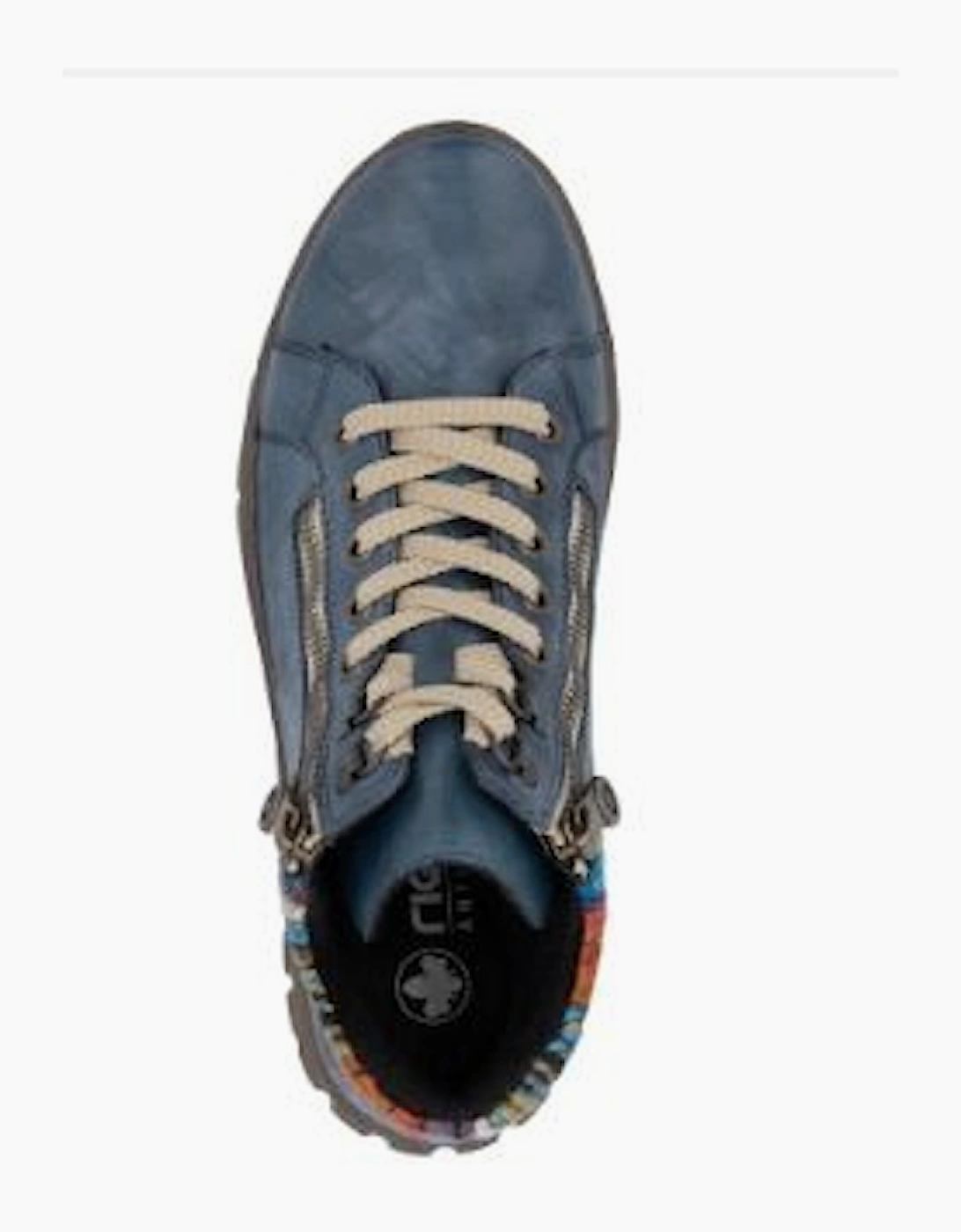 Rieker Ladies Boots N1305-14 navy multi waterproof