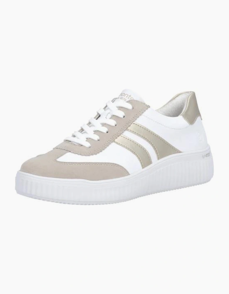 Remonte ladies sneaker D3E00-80 in White combi