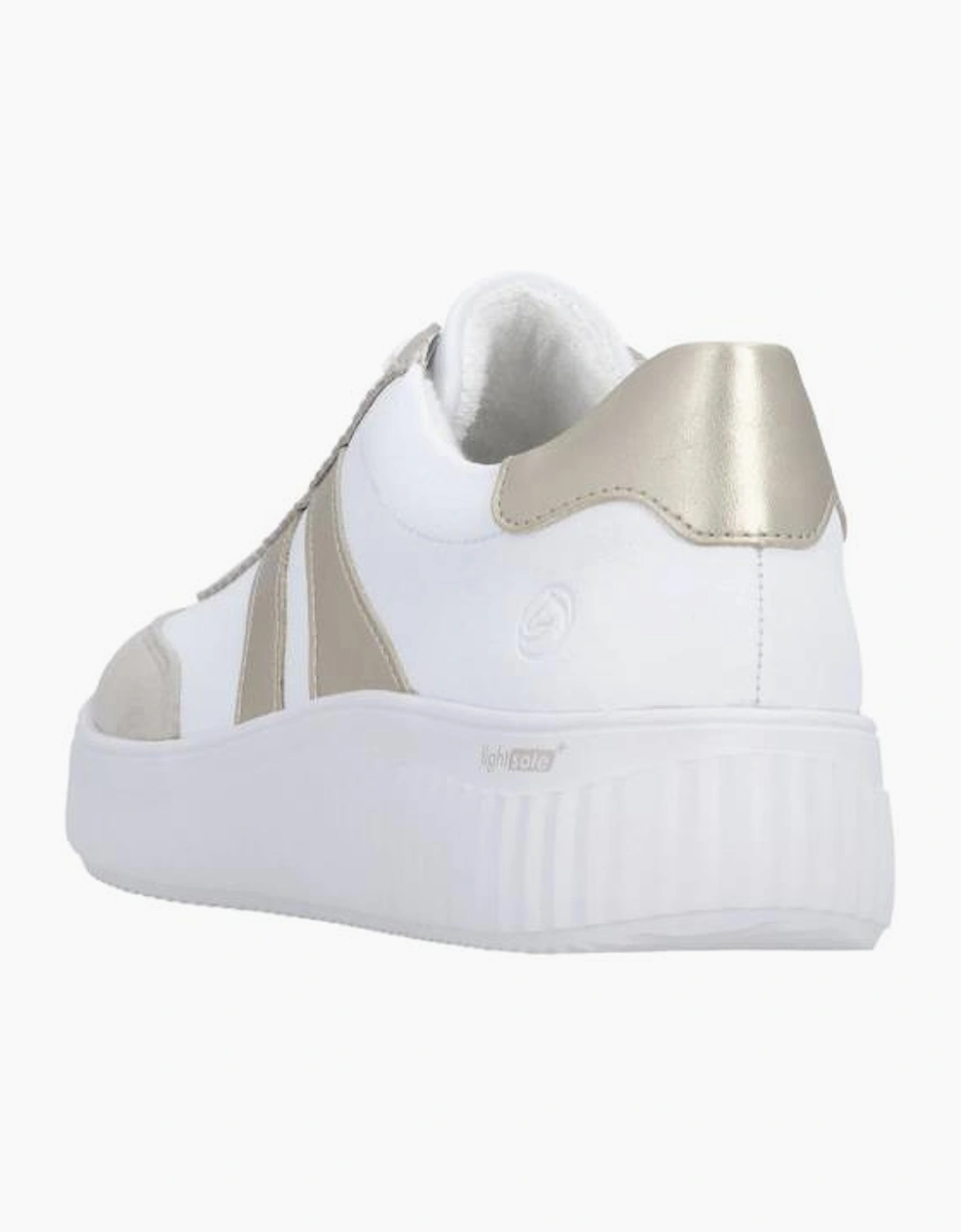 Remonte ladies sneaker D3E00-80 in White combi