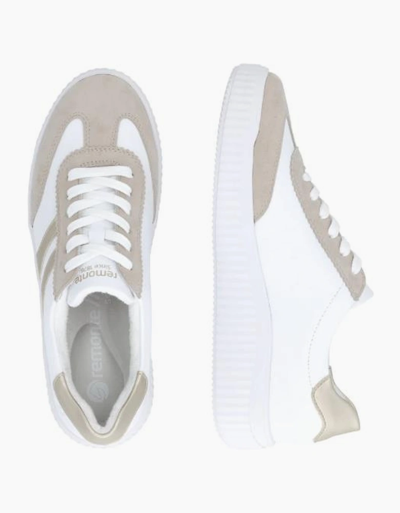 Remonte ladies sneaker D3E00-80 in White combi